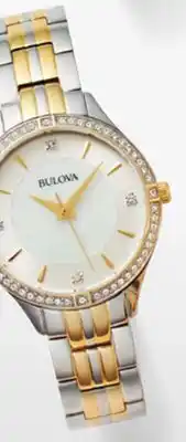 JC Penney Bulova women's two-tone offer