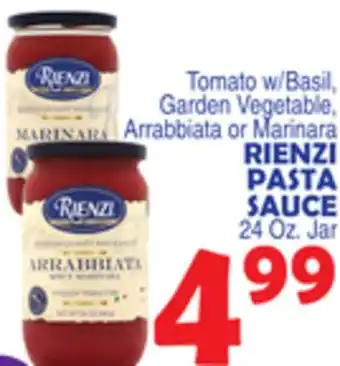 Bravo Supermarkets Rienzi pasta sauce offer