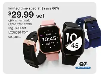 JC Penney Q7+ smartwatch offer