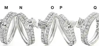JC Penney 2 ct. t.w. lab-grown diamond 1 ct. center stone color h-i, clarity si1-si2 offer