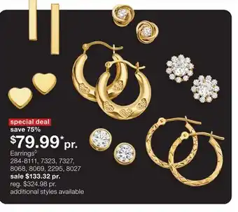 JC Penney Earrings◊ offer