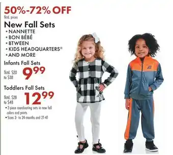 Boscov's New fall sets offer