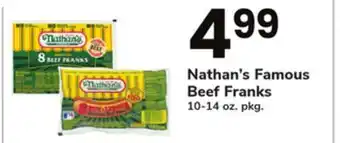 ACME Nathan's famous beef franks offer