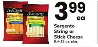 ACME Sargento string or stick cheese offer