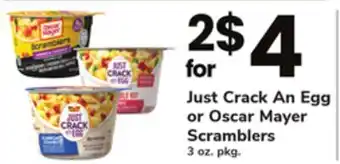 ACME Just crack an egg or oscar mayer scramblers offer