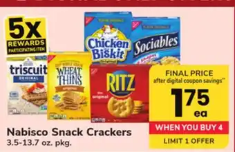 ACME Nabisco snack crackers offer