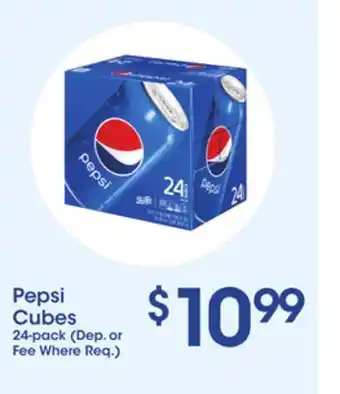 Price Rite Pepsi cubes offer