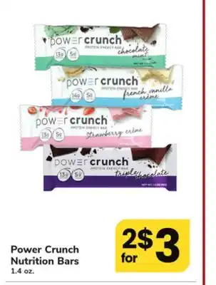 ACME Power crunch nutrition bars offer