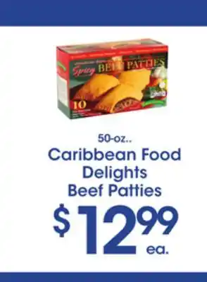 Price Rite Caribbean food delights beef patties offer
