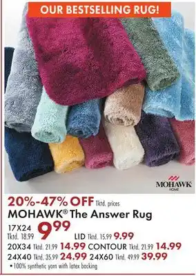Boscov's Mohawk the answer rug offer