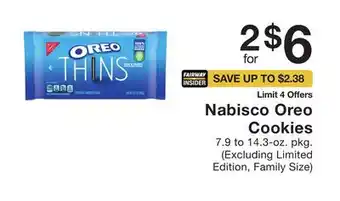Fairway Store Market Nabisco oreo cookies offer