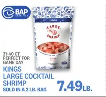 Kings Food Markets Kings large cocktail shrimp offer