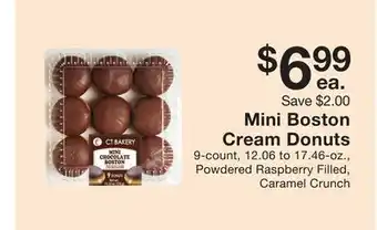 Fairway Store Market Mini boston cream donuts offer