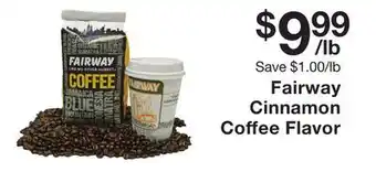 Fairway Store Market Fairway cinnamon coffee flavor offer