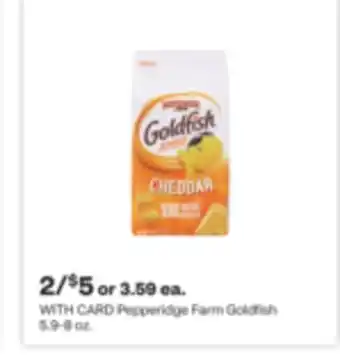 CVS Pepperidge farm goldfish 5.9-8 oz offer