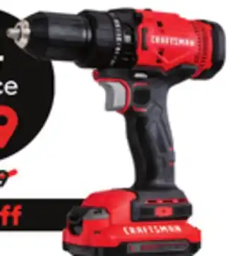 Lowe's Craftsman 20-volt max f 1/2-in drill/driver offer