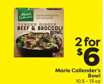 Weis Markets Marie callender's bowl offer