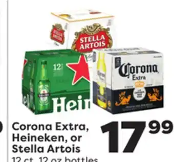 Weis Markets Corona extra, heineken, or stella artois offer