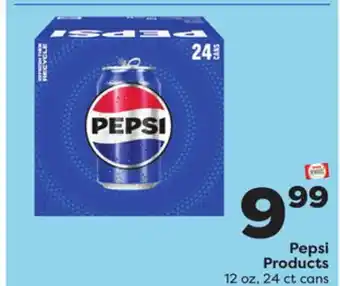 Weis Markets Pepsi products offer