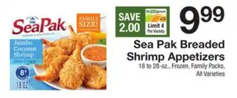 The Fresh Grocer Breaded shrimp appetizers offer