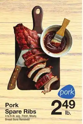 The Fresh Grocer Pork spare ribs offer