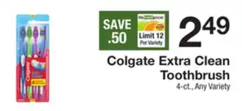 The Fresh Grocer Extra clean toothbrush offer