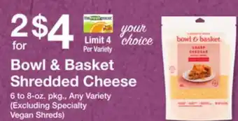 The Fresh Grocer Shredded cheese offer