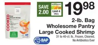 The Fresh Grocer 2-lb. bag large cooked shrimp offer