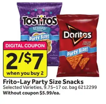 Stop&Shop Frito-lay party size snacks offer