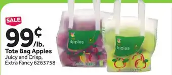 Stop&Shop Tote bag apples offer