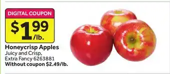 Stop&Shop Honeycrisp apples offer