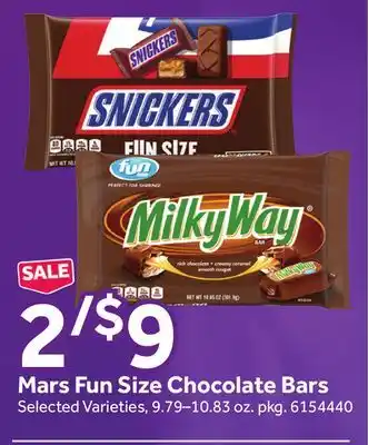 Stop&Shop Mars fun size chocolate bars offer