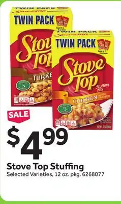 Stop&Shop Stove top stuffing offer