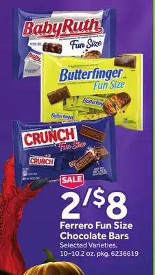 Stop&Shop Ferrero fun size chocolate bars offer