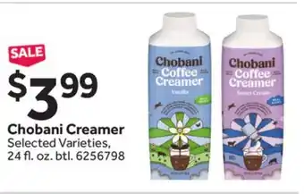 Stop&Shop Chobani creamer offer