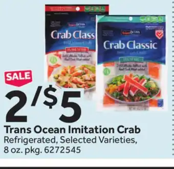 Stop&Shop Trans ocean imitation crab offer