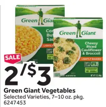 Stop&Shop Green giant vegetables offer