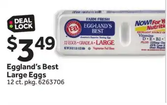 Stop&Shop Eggland's best large eggs offer