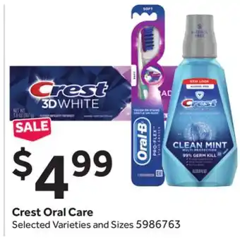 Stop&Shop Crest oral care offer