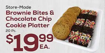 DeCicco & Sons Brownie bites & chocolate chip cookie platter offer