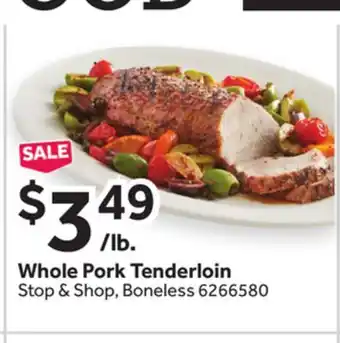 Stop&Shop Whole pork tenderloin offer