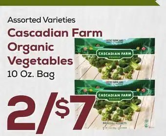 DeCicco & Sons Cascadian farm organic vegetables offer