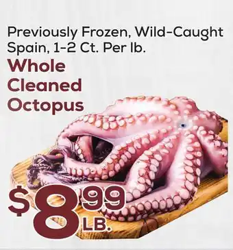 DeCicco & Sons Whole cleaned octopus offer