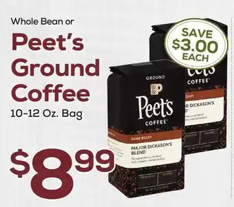 DeCicco & Sons Peet's ground coffee offer