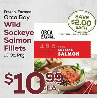 DeCicco & Sons Orca bay wild sockeye salmon fillets offer