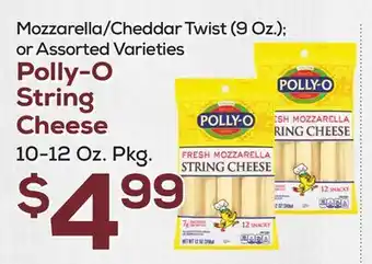 DeCicco & Sons Polly-o string cheese 10-12 oz. pkg offer