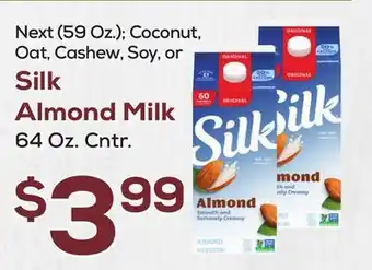 DeCicco & Sons Silk almond milk offer