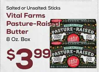 DeCicco & Sons Vital farms pasture-raised butter offer