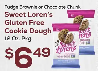 DeCicco & Sons Sweet loren's gluten free cookie dough offer