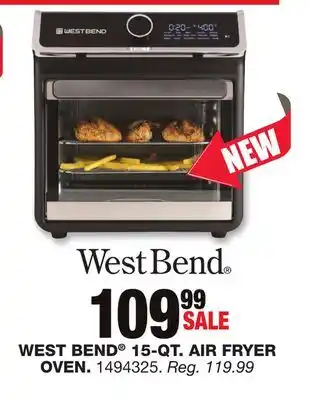 Blain's Farm & Fleet West bend 15-qt. air fryer oven offer